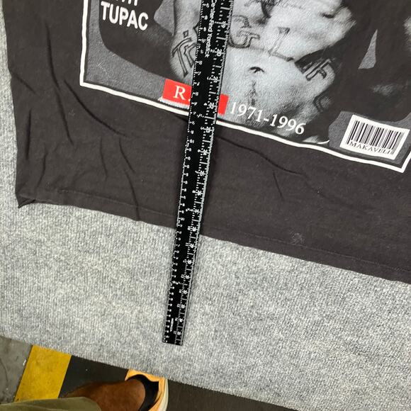 Tupac Shakur T-Shirt Mens M Black Rap Tee Makaveli XXL Magazine Graphic Hip Hop - Picture 3 of 6
